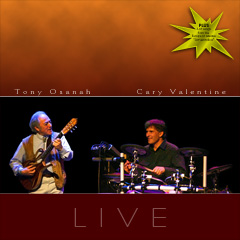 Tony Osanah & Cary Valentine LIVE CD Cover